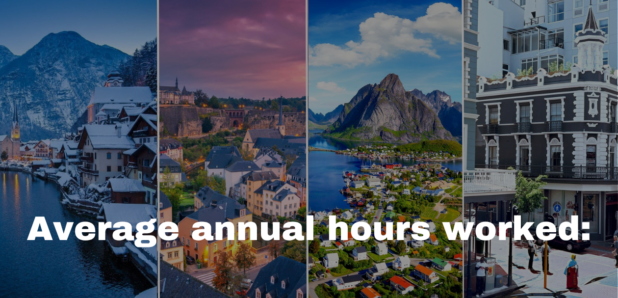 Which Countries Have the Lowest Average Annual Hours Worked in 2023?